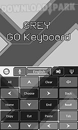 grey go keyboard theme
