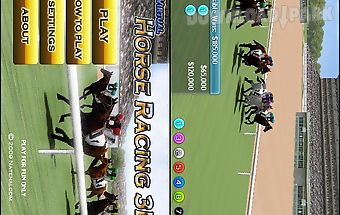 Virtual horse racing 3d