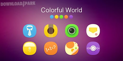 cm theme -colorful world
