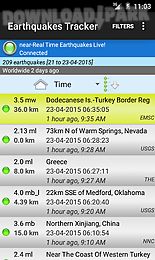 earthquakes tracker