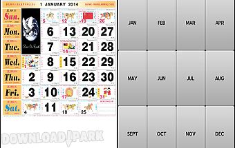 Malaysia calendar 2014