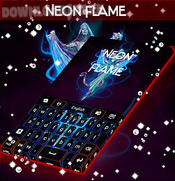 neon flame keyboard