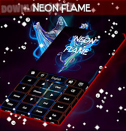 neon flame keyboard