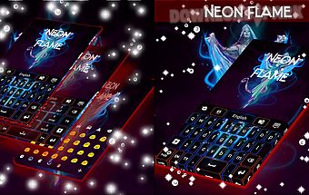 Neon flame keyboard