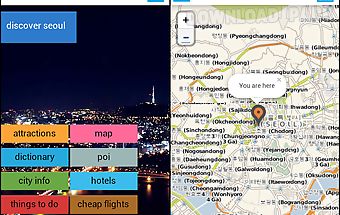 Seoul offline map guide flight