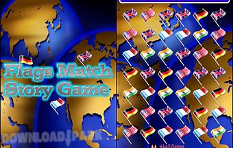 Flags match story game free