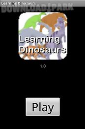 learning dinosaurs