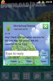 go sms pro theme tree