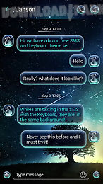 (free) go sms pro starry theme