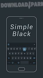 simple black keyboard theme