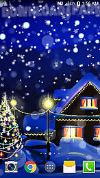 Christmas Night Live Wallpaper Android Animiert Hintergrundbild Kostenlose Herunterladen In Apk