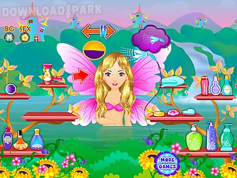 fairy bathing girls games