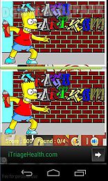 bart simpson find difference games