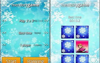 Frozen memory game