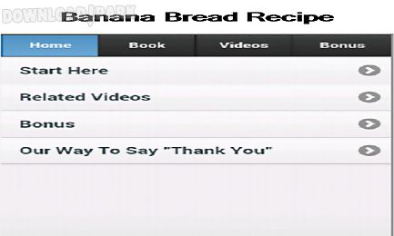 banana bread recipe app