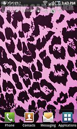 purple leopard print live wallpaper