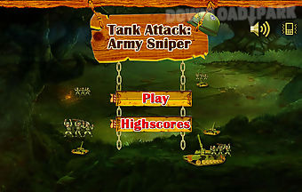 Tank attack army sniper