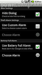 charger alarm