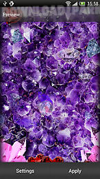 crystals live wallpaper