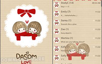 Dasom(love) go sms theme