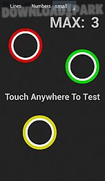 multi touch screen tester free