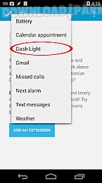 tf: dash light