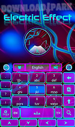electric effect keyboard theme
