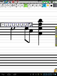music score pad-free notation