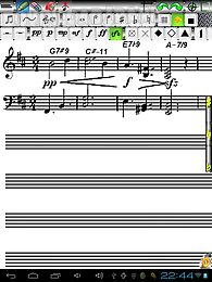 music score pad-free notation