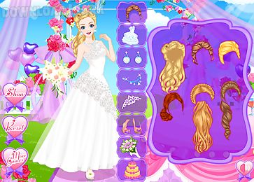 princess wedding dressup