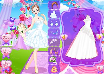 princess wedding dressup