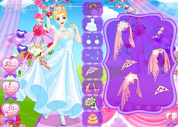 princess wedding dressup