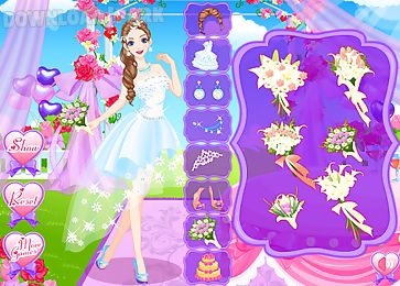 princess wedding dressup