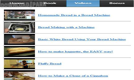 bread machine recipes