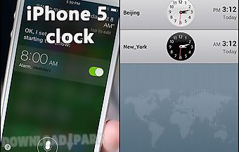 Iphone 5 clock
