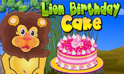 lion birthday cooking game