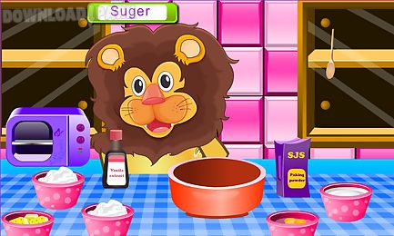 lion birthday cooking game