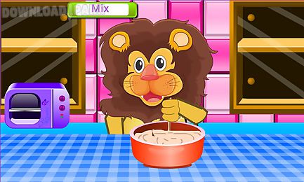 lion birthday cooking game