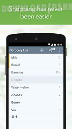 my grocery list - shop & todo