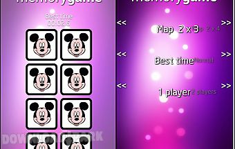 Mickey mouse memory trainer game