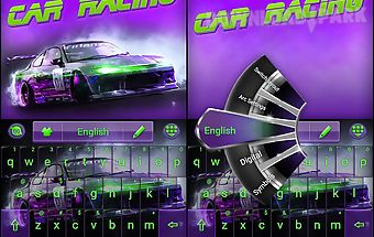 Car racing go keyboard theme