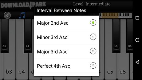 piano interval training