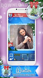 winter photo collage maker