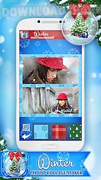 winter photo collage maker