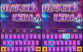 Diamond nebula for keyboard
