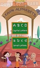 alphabets with bheem