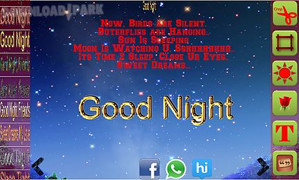 good night cards messages