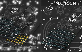 Neon scifi go keyboard