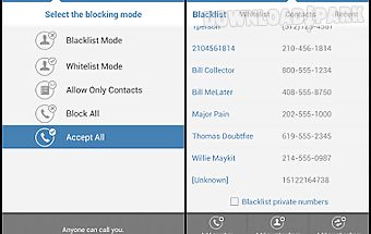 Call blocker and text blocker