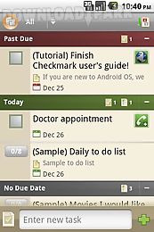 checkmark to do & task list